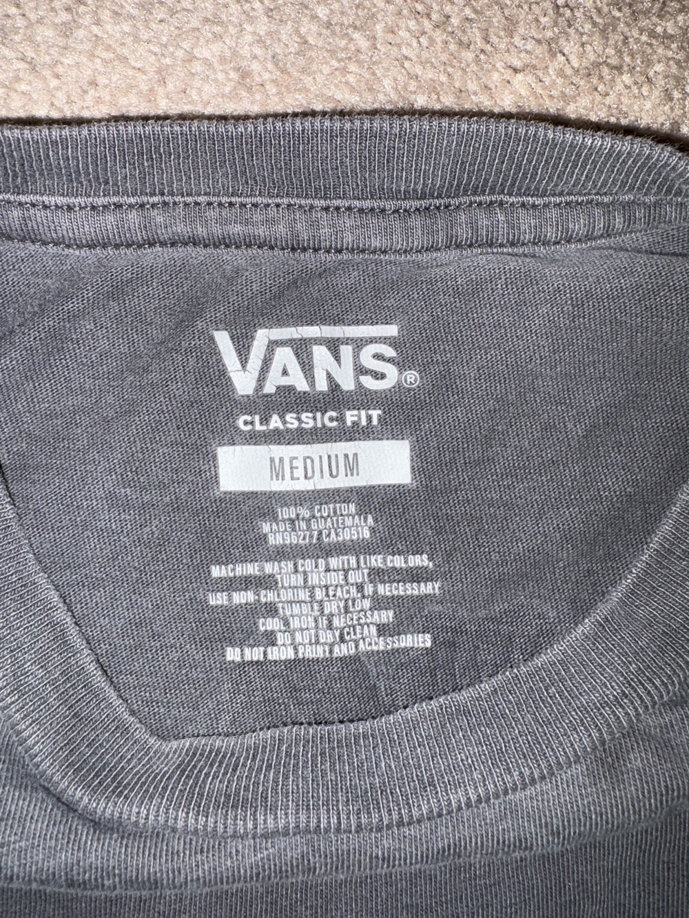 Vans Black Concrete Floral Graphic Tee - Picture 4 of 4
